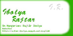 ibolya rajtar business card
